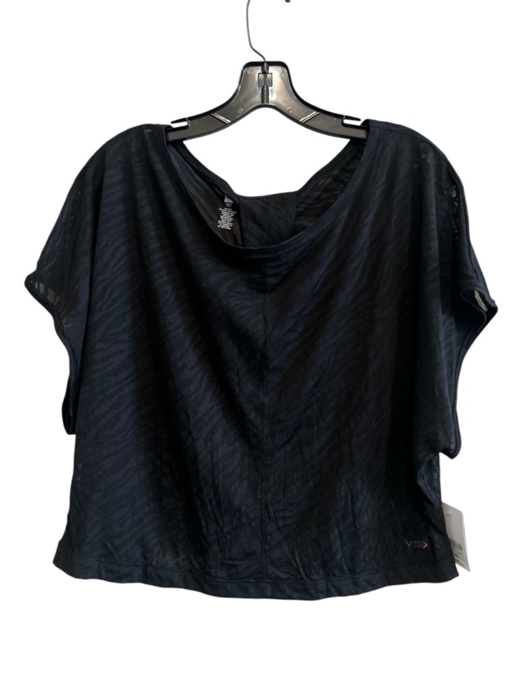 VSX Black Short Sleeve V-Neck Tee